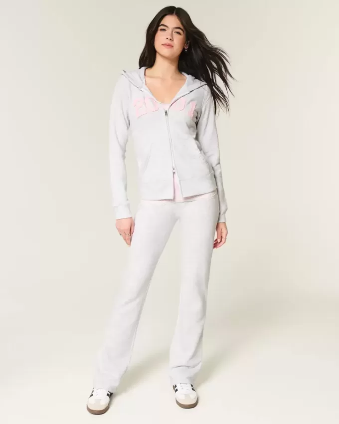 2001 Pantaloni de sport grafic Bootcut 2001 Pantaloni de sport grafic Bootcut