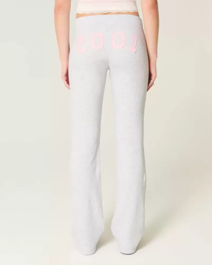 2001 Pantaloni de sport grafic Bootcut 2001 Pantaloni de sport grafic Bootcut