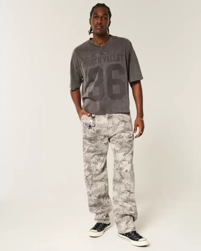 Blugi Baggy Painter Camo Skater Blugi Baggy Painter Camo Skater