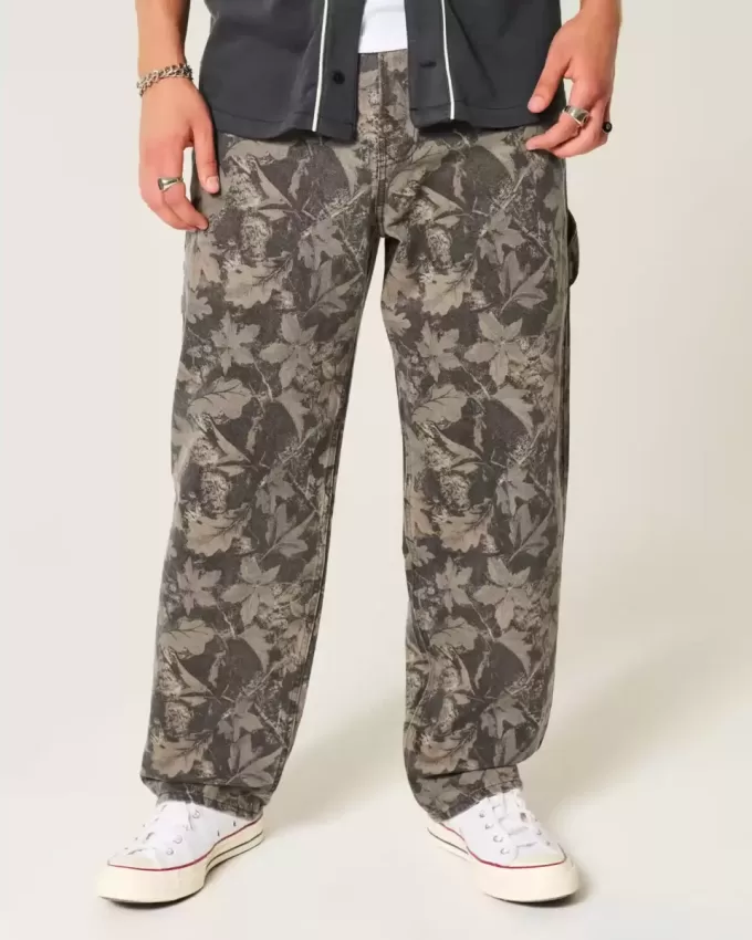 Blugi Baggy Painter Camo Skater Blugi Baggy Painter Camo Skater