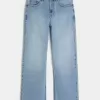 Blugi bootcut cu spălare ușoară Blugi bootcut cu spălare ușoară