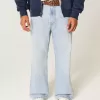 Blugi bootcut cu spălare ușoară Blugi bootcut cu spălare ușoară