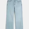 Blugi bootcut cu spălare ușoară Blugi bootcut cu spălare ușoară
