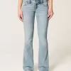 Blugi bootcut cu talie joasă Blugi bootcut cu talie joasă