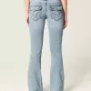 Blugi bootcut cu talie joasă Blugi bootcut cu talie joasă