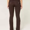 Blugi bootcut cu talie ultra joasă Blugi bootcut cu talie ultra joasă