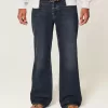 Blugi bootcut relaxați Hermosa Dark Wash Blugi bootcut relaxați Hermosa Dark Wash