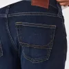 Blugi drepți de culoare închisă Blugi drepți de culoare închisă