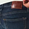 Blugi drepți subțiri de culoare închisă Blugi drepți subțiri de culoare închisă