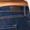 Blugi evazați, cu talie înaltă, de culoare închisă Blugi evazați, cu talie înaltă, de culoare închisă