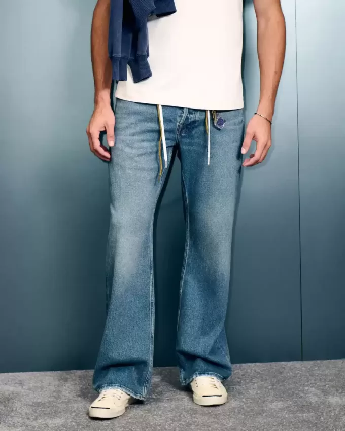 Blugi Hermosa Medium Wash Relaxed Bootcut Blugi Hermosa Medium Wash Relaxed Bootcut