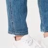 Blugi Mom cu talie foarte înaltă, spalat la culoare închisă Blugi Mom cu talie foarte înaltă, spalat la culoare închisă