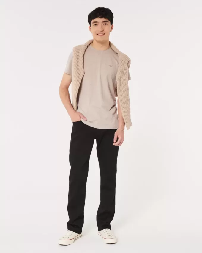 Blugi negri Bootcut Blugi negri Bootcut