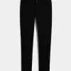 Blugi negri super skinny cu talie joasă Blugi negri super skinny cu talie joasă