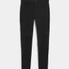 Blugi negri super skinny cu talie înaltă și curbați Blugi negri super skinny cu talie înaltă și curbați