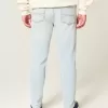 Blugi skinny atletici cu spalare usoara Blugi skinny atletici cu spalare usoara