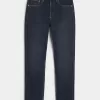 Blugi skinny atletici de culoare închisă Blugi skinny atletici de culoare închisă