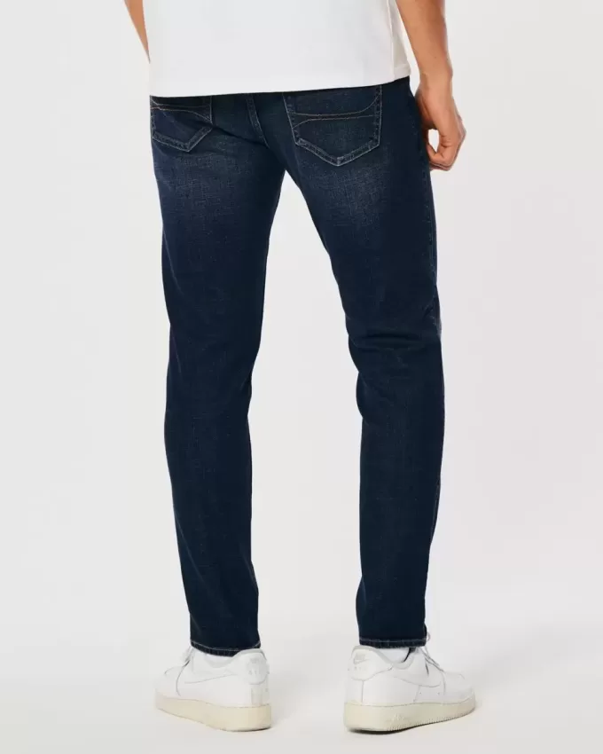 Blugi skinny atletici de culoare închisă Blugi skinny atletici de culoare închisă