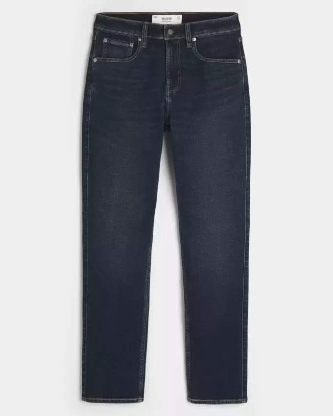 Blugi skinny atletici de culoare închisă Blugi skinny atletici de culoare închisă