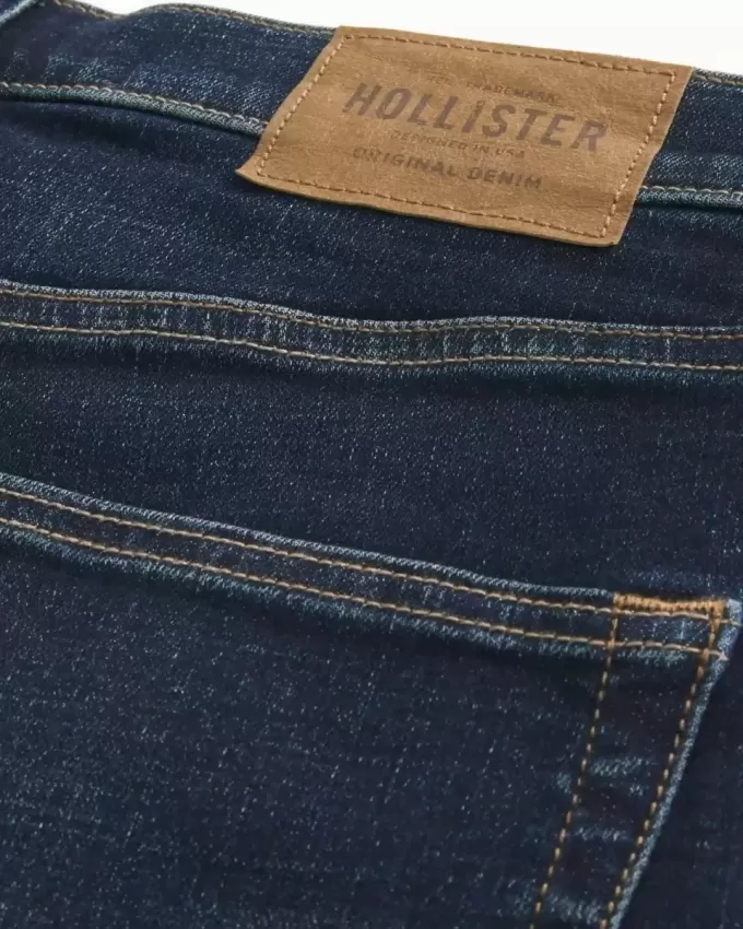 Blugi skinny atletici de culoare închisă Blugi skinny atletici de culoare închisă