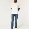 Blugi skinny cu spalare medie închisă Blugi skinny cu spalare medie închisă