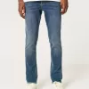 Blugi skinny cu spalare medie închisă Blugi skinny cu spalare medie închisă