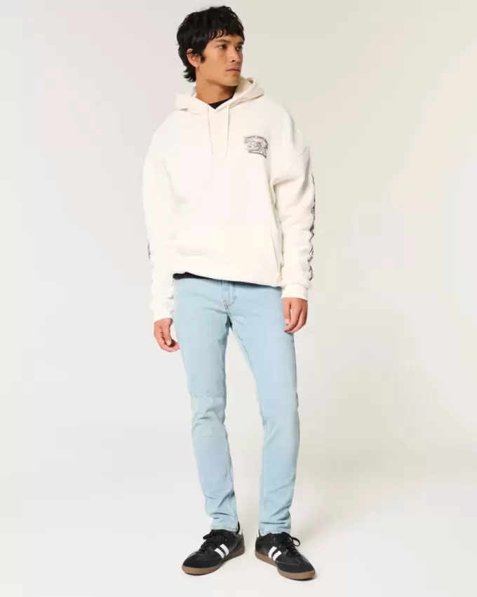 Blugi skinny cu spalare usoara Blugi skinny cu spalare usoara