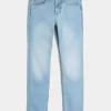 Blugi skinny cu spalare usoara Blugi skinny cu spalare usoara