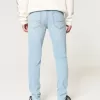 Blugi skinny cu spalare usoara Blugi skinny cu spalare usoara