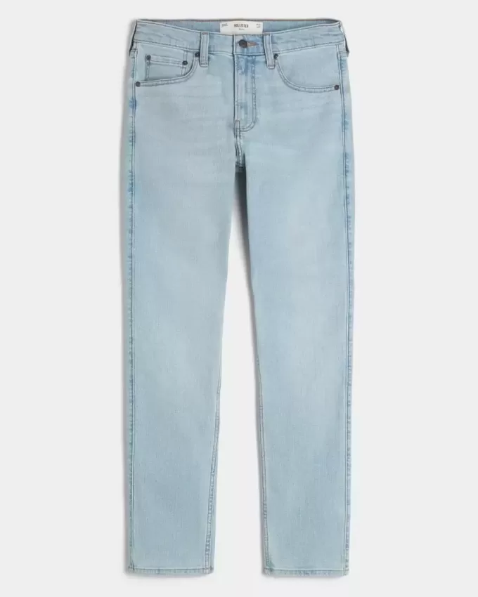 Blugi skinny cu spalare usoara Blugi skinny cu spalare usoara