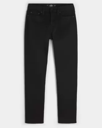 Blugi skinny negri fără decolorare