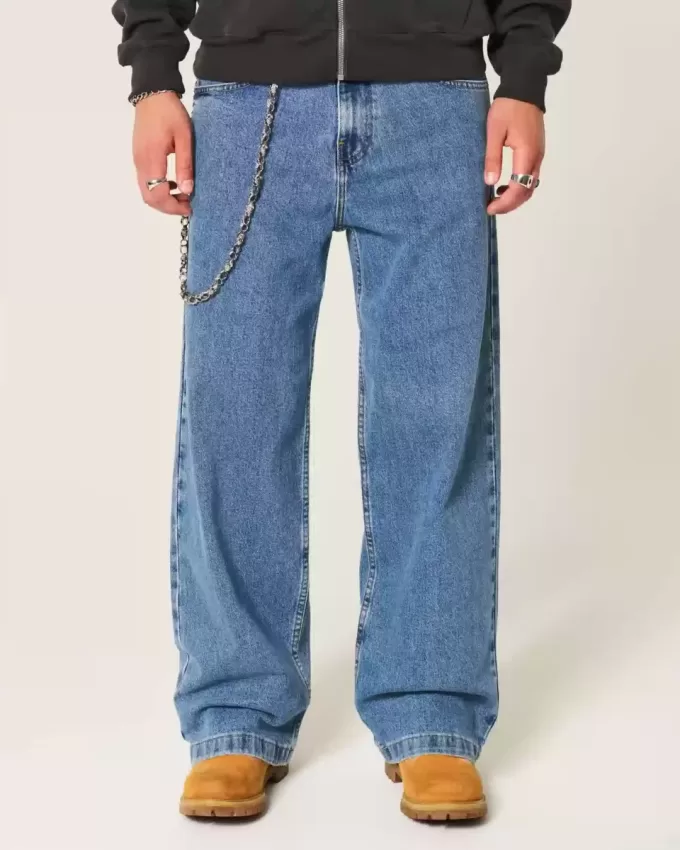 Blugi super largi Blugi super largi