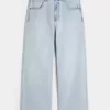 Blugi super largi New York cu spalare ușoară Blugi super largi New York cu spalare ușoară