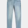 Blugi super skinny cu spalare usoara Blugi super skinny cu spalare usoara