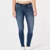 Blugi super skinny, cu talie joasă, curbate Blugi super skinny, cu talie joasă, curbate
