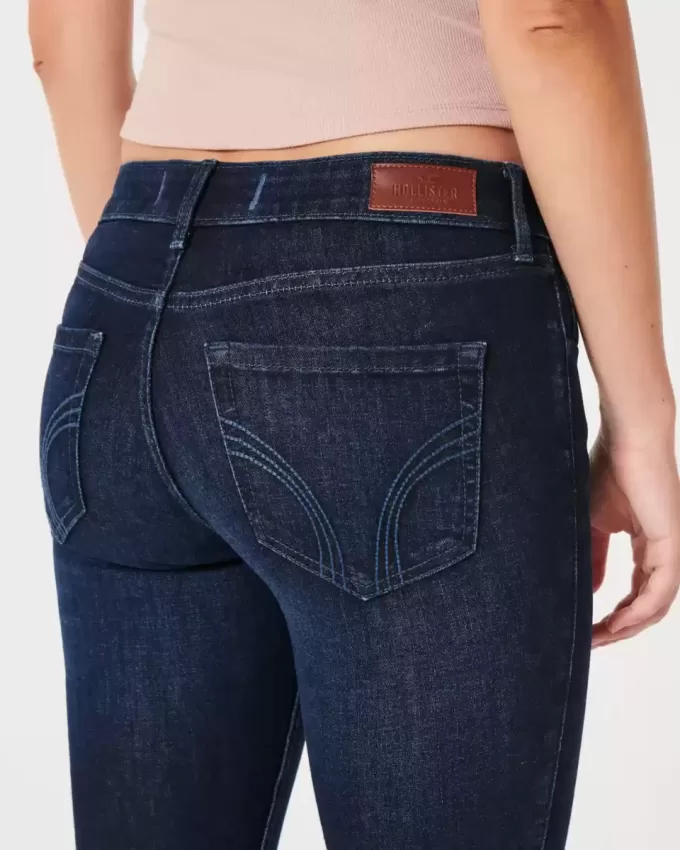 Blugi super skinny, cu talie joasă, curbate Blugi super skinny, cu talie joasă, curbate