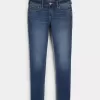 Blugi super skinny, cu talie joasă, curbate Blugi super skinny, cu talie joasă, curbate