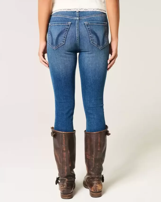 Blugi super skinny cu talie înaltă Blugi super skinny cu talie înaltă