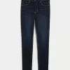 Blugi super skinny cu talie înaltă Blugi super skinny cu talie înaltă