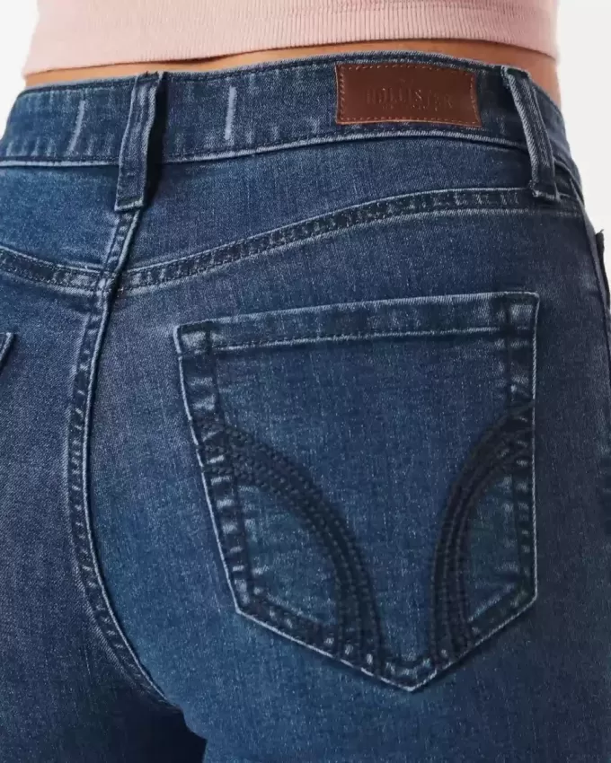 Blugi super skinny cu talie înaltă Blugi super skinny cu talie înaltă