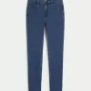 Blugi super skinny cu talie înaltă Blugi super skinny cu talie înaltă