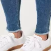 Blugi super skinny cu talie înaltă, cu spalare medie Blugi super skinny cu talie înaltă, cu spalare medie