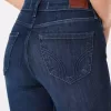 Blugi super skinny, cu talie înaltă, de culoare închisă