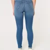Blugi super skinny, cu talie înaltă, de culoare închisă Blugi super skinny, cu talie înaltă, de culoare închisă