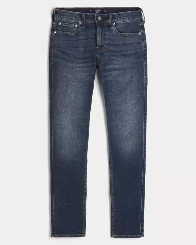 Blugi super skinny de culoare închisă Blugi super skinny de culoare închisă