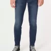 Blugi super skinny de culoare închisă Blugi super skinny de culoare închisă