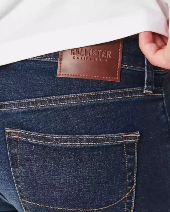 Blugi super skinny de culoare închisă Blugi super skinny de culoare închisă