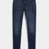 Blugi super skinny de culoare închisă Blugi super skinny de culoare închisă