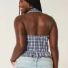Bluză Halter cu guler Bluză Halter cu guler