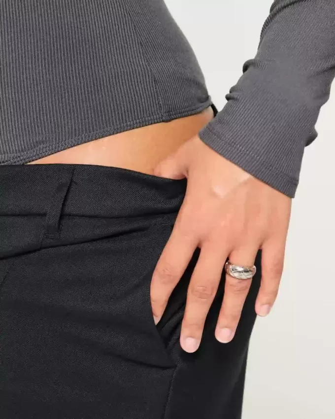 Body cu gât pătrat din stofă fără cusături